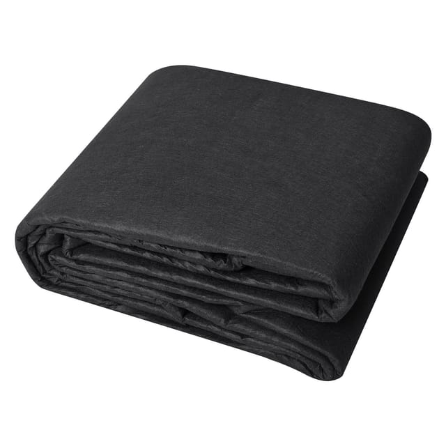 Vlies-geotextil Unter Kies, 3 M X 30,5 M, 271 G/m², Strapazierfähiges, Unkrautresistentes Mulchgewebe, Drainage-geotextilfilz Für Einfahrten, Gärten, Entwässerung, Schwarz