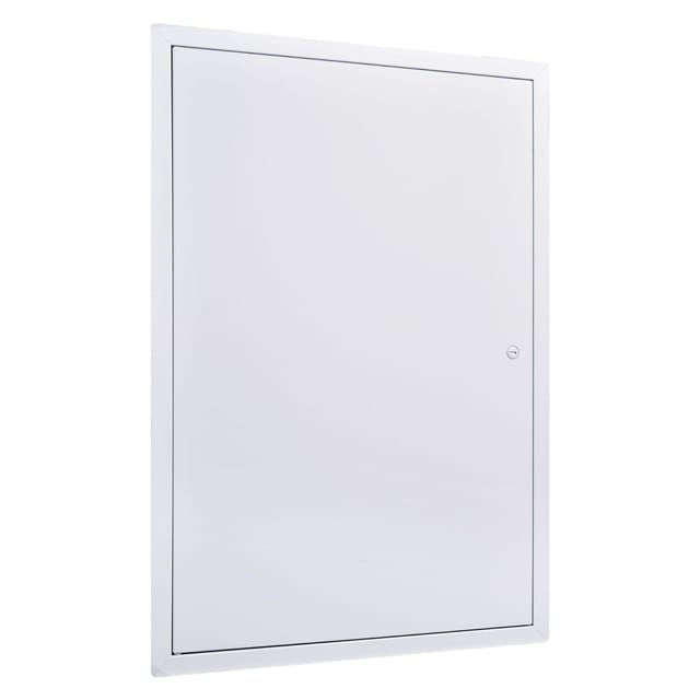 Revisionsklappe Für Trockenbauwände, 64 X 44 Cm, Verzinkter Stahl, Einfach Zu Montierende Klappe Mit Schraubendreherverschluss, Für Sanitär- Und Elektroarbeiten An Der Decke, Ausschnitt 42 X 62 Cm, We