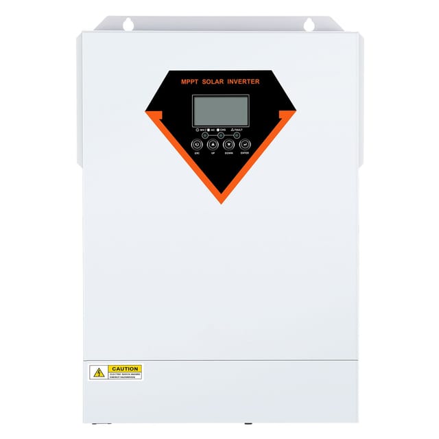 5500-w-hybrid-solarwechselrichter, Netzunabhängiger Sinus-wechselrichter/ladegerät, 230-v-wechselstrom-komplettgerät Mit Integriertem 100-a-mppt-regler, Hybrid-solar- Und Netzladung