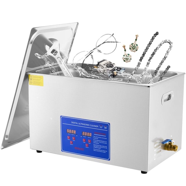 Professionelles 30-liter-ultraschallreinigungsgerät, Edelstahlbehälter Mit Digitalem Timer Und Heizung, 40 Khz-reinigung Für Brillen, Uhren, Ringe Und Kleine Gegenstände