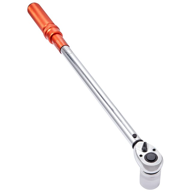 Drehmomentschlüssel Mit Ratschenfunktion, 1,3 Cm, 27–340 Nm, Bidirektional Verstellbar, Doppelskala, Mit Adaptern Und Verlängerung