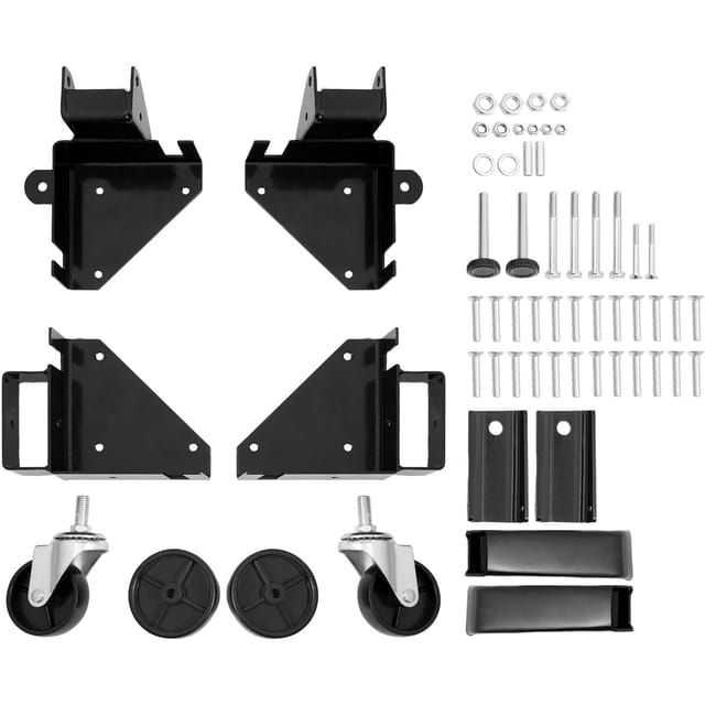 Robuster, Fahrbarer Unterbau, Tragkraft 180 Kg, Stufenlos Verstellbar Von 24 X 24 Cm, Universelle Halterung Für Maschinen, Bandsägen Und Elektrowerkzeuge, Lenkrollen