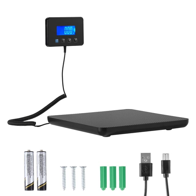Digitale Briefwaage, Dual-präzision 10 G/100 G, 200 Kg Nutzlast, Mit Halte-/tara-funktion Und Lcd-display, Für Pakete, Briefmarken Und Gepäck, Inklusive Batterie Und Ladekabel