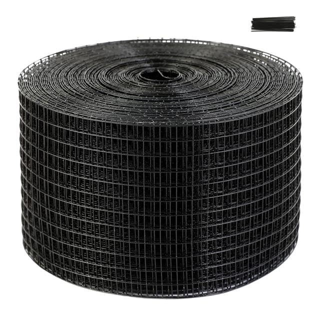 Schutzrolle Für Solarpaneele 20 X 3048 Cm, Schädlingsbekämpfungsset Mit Rostbeständiger Pvc-beschichtung, 12,7 Mm Metallgewebe Und 50 Befestigungselementen