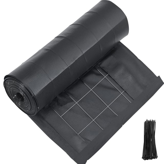 Antierosive Geotextil-geweberollen, 0,6 X 30,5 M Mit Verstärkungsfaden, Sedimentrückhaltezäune, Robustes, Temporäres Polypropylen-gewebe In Industriequalität Für Baustellen
