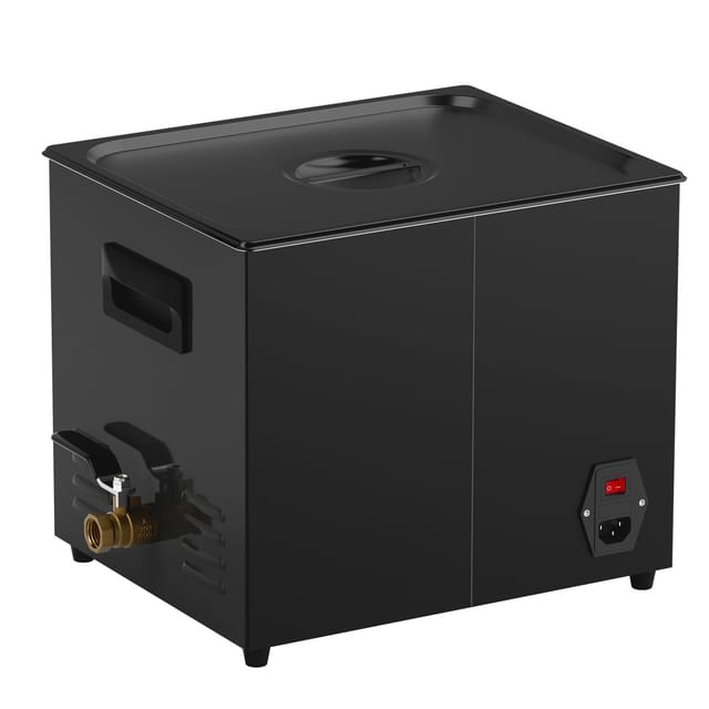 10-liter-ultraschallreiniger, 240-w-digital-ultraschallreinigungsgerät Mit Schonmodus Und Verbesserter Entgasung, 40-khz-industrie-ultraschalltank Mit Heizung Und Timer Für Dachrinnen, Schmuck Und Wer