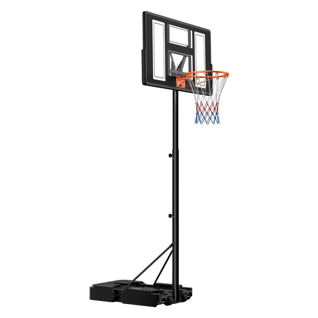 Tragbarer Basketballkorb, Höhenverstellbar Von 1,35 M Bis 3,05 M, Mit Integrierten Rollen Für Kinder, Jugendliche Und Erwachsene, Ideal Für Einfahrten Und Schwimmbäder.