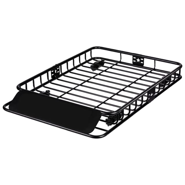 Autodachkorb, 130,5 X 91,5 X 12,7 Cm, Dachträger Mit 425 L Wasserdichter Tasche, 90 Kg Tragkraft, Universeller Dachträger Für Suvs Und Lkws