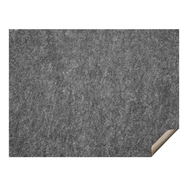 Rutschfeste Unterlage – Schutzmatte – 2,74 M X 3,66 M – 0,64 Cm Dick – Doppelseitig – Polyesterfilz + Latex – Grau – 10–11 M² Bodenschutz