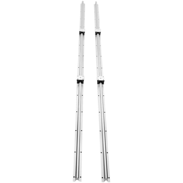 Sbr20 1800 Mm Linearführungsschienen-set, 2 X 70,9"/1800 Mm Sbr20 Führungsschienen Und 4 X Sbr20uu Schlitten, Linearführungs- Und Lagersatz Für Automatisierte Maschinen, Diy-projekte, Cnc-fräsmaschine