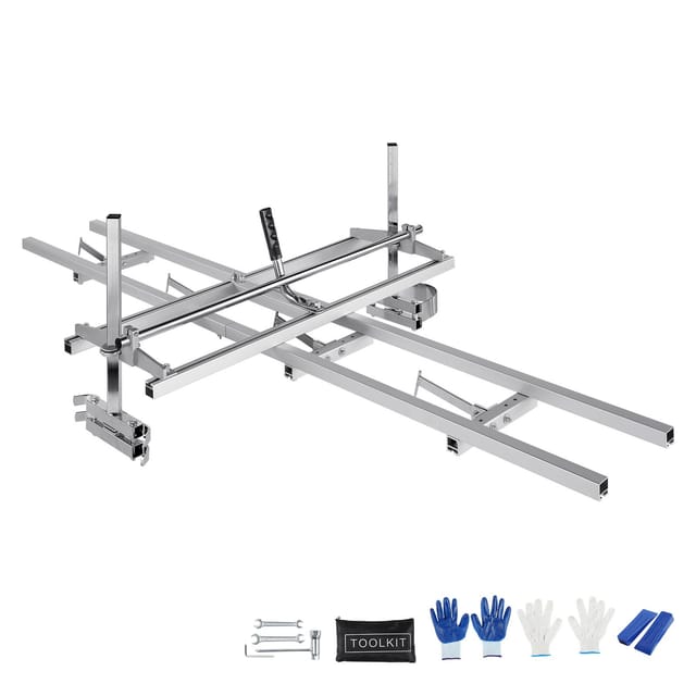Führungsschiene Und Führungsschiene Für Kettensägen, 36 Cm–91 Cm Tragbarer Hobel/säge, 2,74 M Aluminium-führungsschiene Für Zimmerleute Und Schreiner