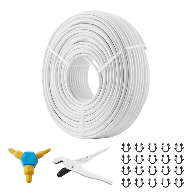 200 M Pex-al-pex-rohr, 16 Mm Durchmesser, Aluminium-kunststoff-verbundrohr Mit Sauerstoffsperre Für Fußbodenheizung, 2 Mm Wandstärke, Flächenheizungsrohr, Aluminium-innenschicht