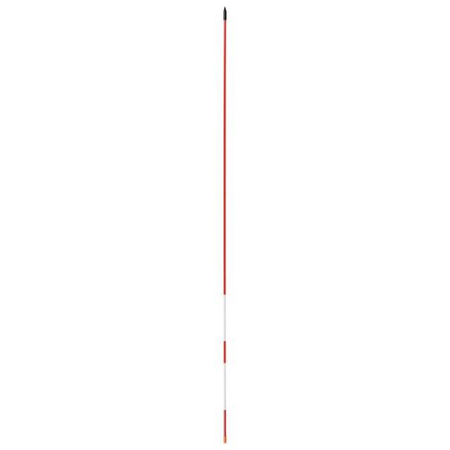 200 Stück 122 Cm Lange, Reflektierende Fiberglas-einfahrtsmarkierungen (6,35 Mm) Mit 12 Stahlspitzen Für Parkplätze, Gehwege Und Schneeräumung