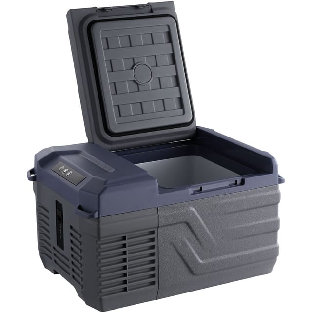 12-v-autokühlschrank, 9-liter-einzonen-kühlbox, Tragbarer Gefrierschrank Von -20 °c Bis 20 °c, 12/24-v-gleichstrom- Und 100–240-v-wechselstromkompressor Für Camping, Vans Und Outdoor-aktivitäten