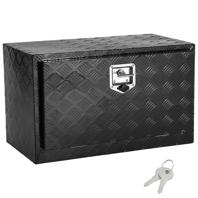 Unterflur-staukasten Für Lkw, 91,4 X 35,6 X 40,6 Cm, Verstärkter, Rutschfester Aluminium-ladekasten Mit Schloss Und Schlüsseln, Wasserdichter Kasten Für Anhänger, Pickup-truck Und T-verschlussventil