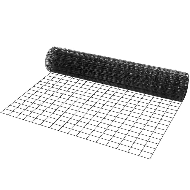 Verzinktes Drahtgeflecht 1220 X 15240 Mm, 16 Gauge Drahtgeflechtrolle, Vinylbeschichtung Für Hühnerställe, Kaninchenställe, Geflügelausläufe Und Schlangenbarrieren