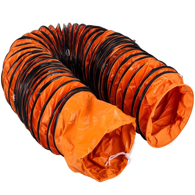 25 Fuß (ca. 7,6 M) Langer, Tragbarer, 12 Zoll (ca. 30,5 Cm) Langer, Flexibler Pvc-abluftschlauch Für Abluftventilatoren Und Pvc-kanäle