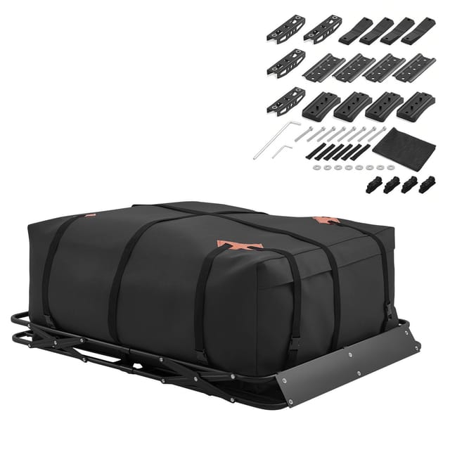 Dachkorb 1295 X 914 X 102 Mm, Verstärkter, Klappbarer Gepäckträger, 90,72 Kg Tragkraft, Universeller Gepäckträger Für Suvs Und Pickups, Einfache Montage Bei Jedem Wetter