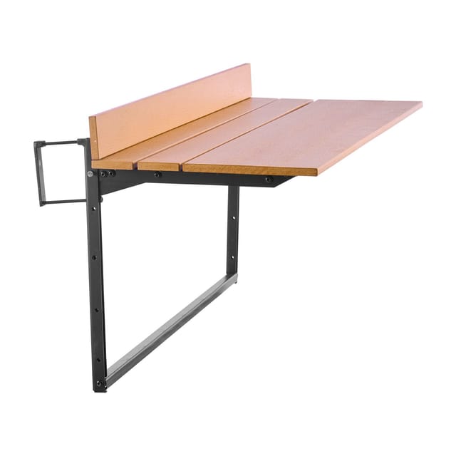 Hängender Balkontisch (38 X 99 Cm), Klappbarer Geländertisch, Outdoor-bartisch Für Geländer, 5-fach Verstellbar, Geeignet Für Geländer Mit Einem Durchmesser Von 2,5 Bis 13,5 Cm, Serviertisch Für Terra