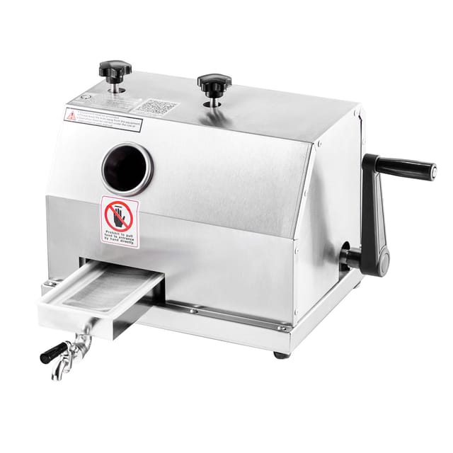 Professionelle Zuckerrohrpresse, 50 Kg/h, 3 Walzen, 62 Mm Einlass