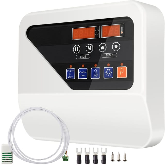 Externer Regler Für Saunaöfen Von 3 Kw Bis 9 Kw, Steuereinheit Für Saunaöfen, Thermostat Mit Zeitschaltuhr Für 104–221 °f