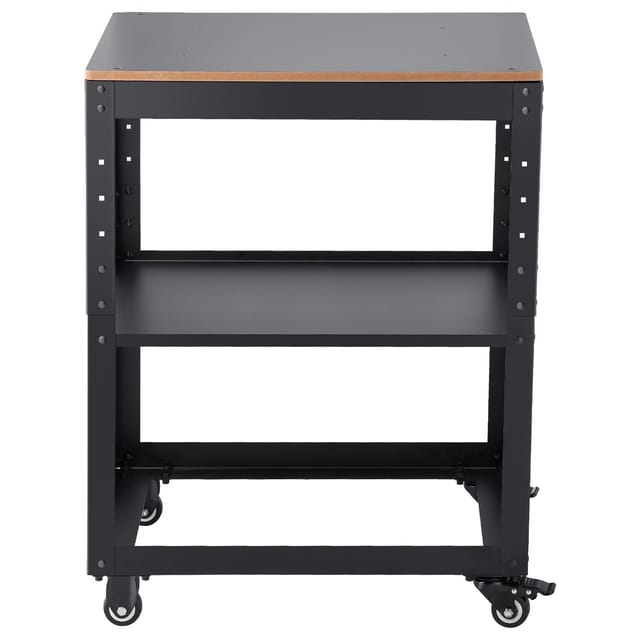 Hobelmaschinenständer, Hohe Tragkraft 45 Kg, 3-fach Höhenverstellbarer Tisch, 4 Stabile Rollen Und Ablagefläche, Für Hobelmaschinen, Sägen Und Tischhobelmaschinen