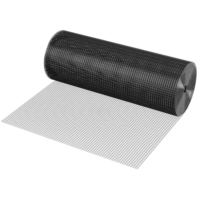 Verzinkter Drahtzaun 910 X 30480 Mm, 19-gauge-drahtzaunrolle Für Hühnerställe, Vinylbeschichteter Drahtzaun Für Kaninchen- Und Geflügelgehege, Schlangenbarriere