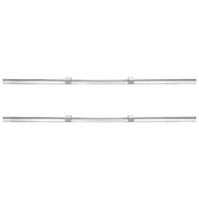 Sbr20 1500-mm-linearführungsschienen-set, 2 X 59"/1500-mm-schienen Und 4 X Sbr20uu-schlitten, Schlitten- Und Lagersatz Für Cnc- Und Diy-projekte