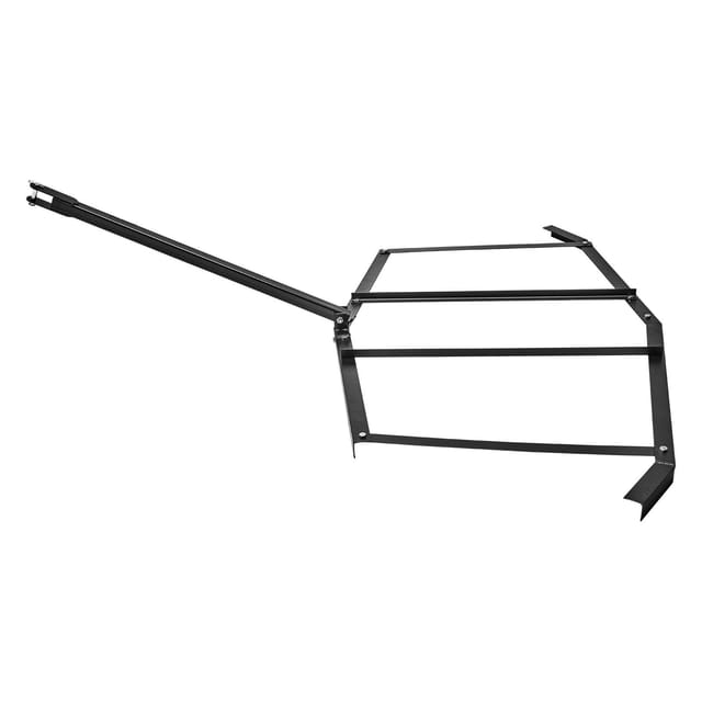 183 Cm Anhängeegge/grader, Q235 Stahlschürfkübel Für Einfahrten, Bolzenkupplung, Kiesgrader, Kompatibel Mit Atvs, Utvs Und Gartentraktoren