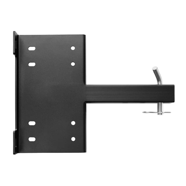 Seilwindenhalterung Für Anhängerkupplung, Tragfähigkeit 6803 Kg (15000 Lb), 50,8-mm-aufnahme, 2-loch-befestigung, Pulverbeschichteter Stahl, Für Atv, Utv, Pickup, Schwarz