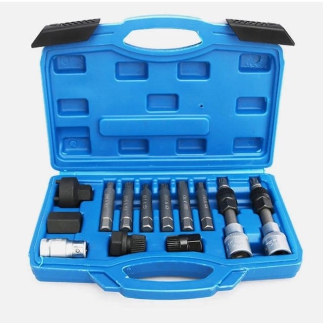 Lot De 13 Outils Pour Alternateur, Embouts Et Adaptateurs Pour Voiture Et Utilitaire, Livraison Rapide, Entretien En Garage