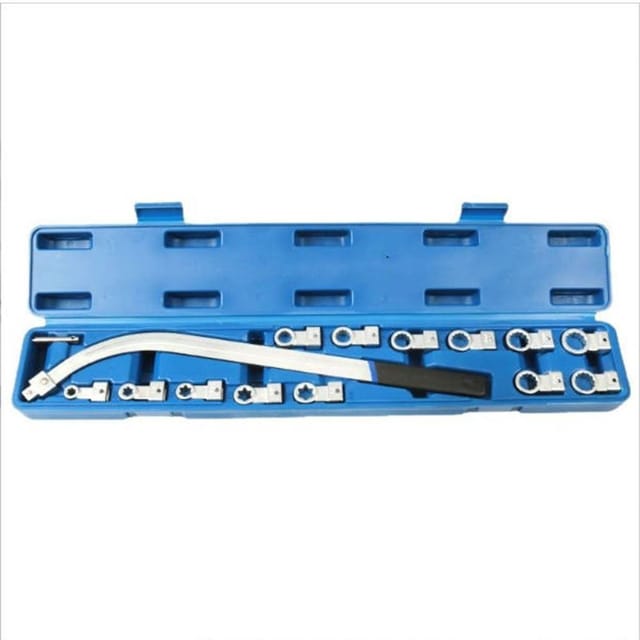 Coffret Réglage 15 Pièces Courroie Dentée Et Trapézoïdale, Acier Chrome-vanadium, Automobile, Entretien Moteur En Atelier
