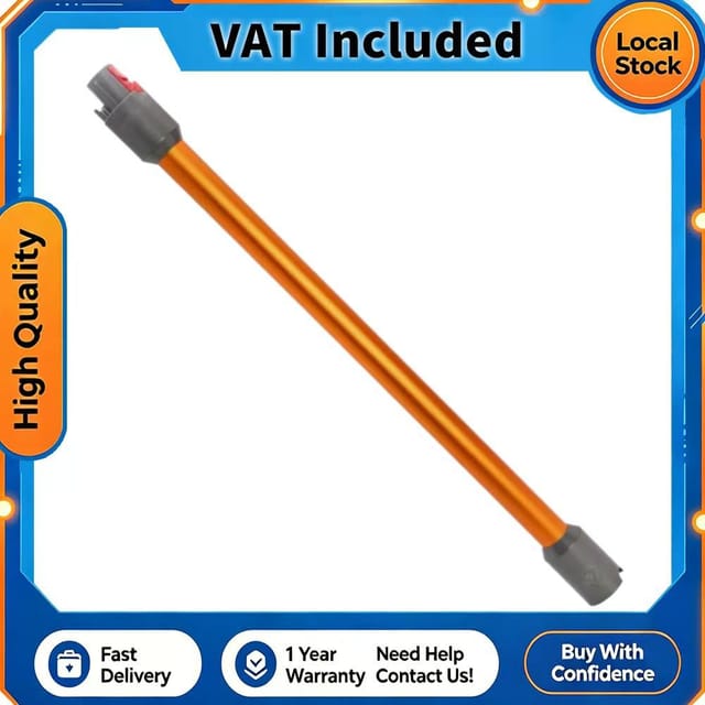 Tube D'Extension À Dégagement Rapide Orange, Compatible Dyson V7 V8 V10 V11, Aspirateurs Sur Batterie, Pièce De Rechange