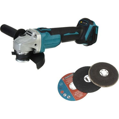 125-mm-akku-winkelschleifer (18 V) – 4 Geschwindigkeitsstufen – Bürstenloser Motor – Für Stahlbeton Und Metall – Zubehör Inklusive