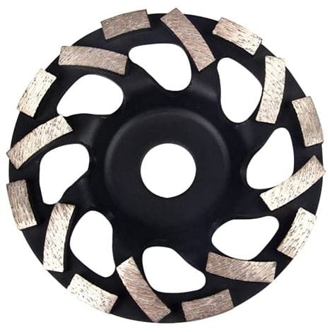 125-mm-diamantschleifscheibe, Zweireihig, Für Beton, Naturstein, Mauerwerk, Fliesen, Klebstoff