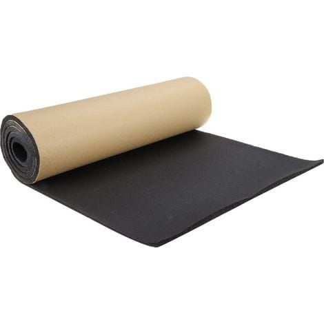 Akustischer, Geräuschdämmender Schaumstoff Für Die Fahrzeugschalldämmung – Schwarzer Gummi – 200 Cm X 50 Cm – Stärke 3/5/8/10 Mm – Selbstklebend