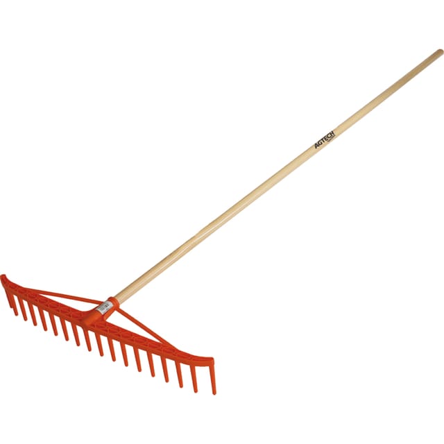 Gartenlauchrechen Mit Holzstiel, 12 Zinken, 1600 X 470 Mm, 23407