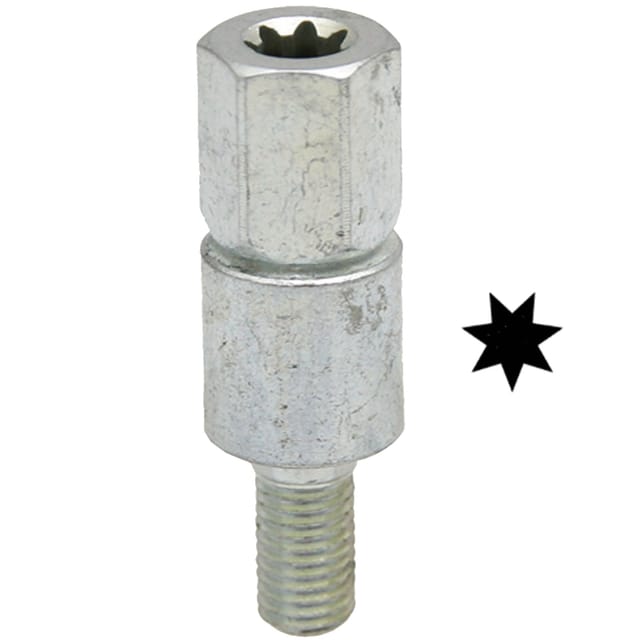 Freischneider-schaftadapter M6 X Stern 7