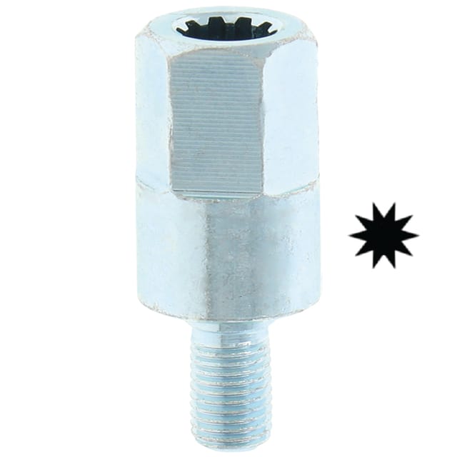 Freischneider-schaftadapter M6 X Stern 10
