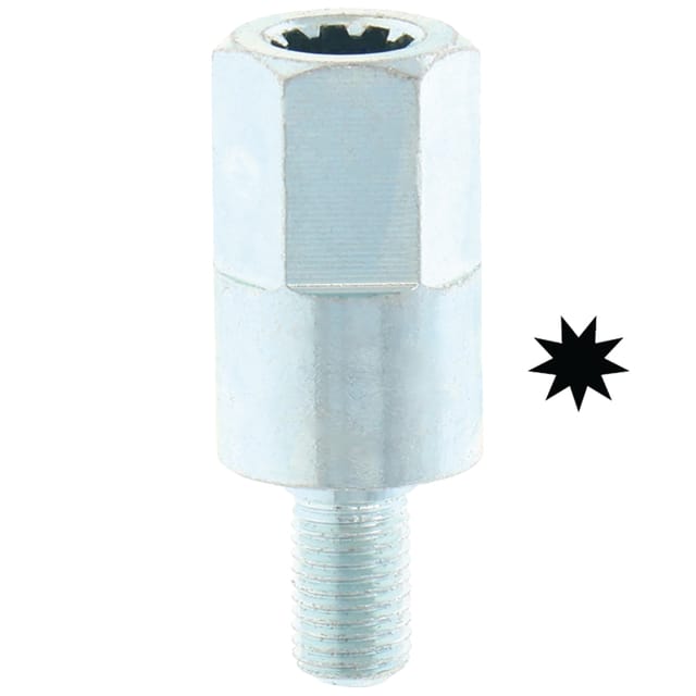 Freischneider-schaftadapter M6 X Stern 9