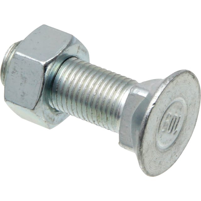 Pflugbolzen Mit Mutter M12x1,25, Länge 40 Mm, Festigkeitsklasse 10.9, Für Landwirtschaftlichen Pflug 1240gb10