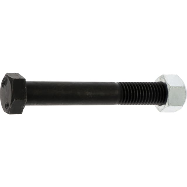 Schraube Mit Sicherungsmutter, Gewinde M18x2,5, Länge 130 Mm, 10,9, Für Mulcher 63-18130