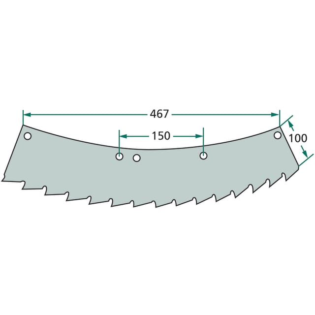 Linkshänder-schneidmesser Für Kemper Lca78237 Aufsatz