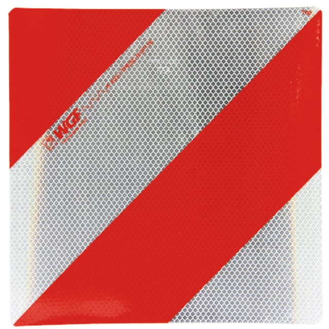 Rechtwinklige Warnfolie 285x285mm Typ 3