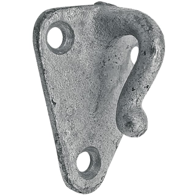 Planenhaken Mit 3 Löchern, Verzinkt, 50 Mm
