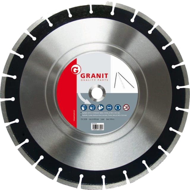 Diamanttrennscheibe Für Asphalt 300x10mm Granit