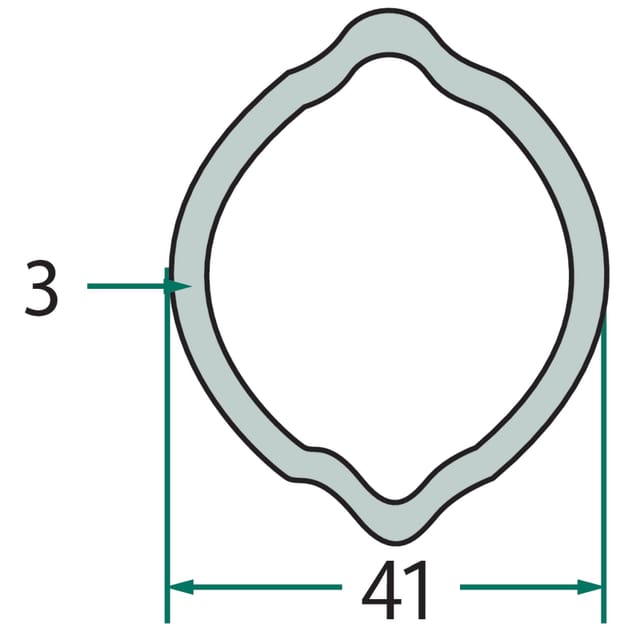 Profilrohr 1m 397720413100 Weasler