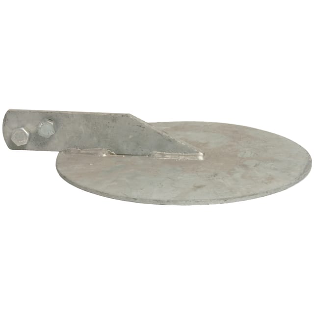 Runde, Verzinkte Spritzschutzplatte, 240 Mm Durchmesser, Stahl, Italienisches System, 0200782