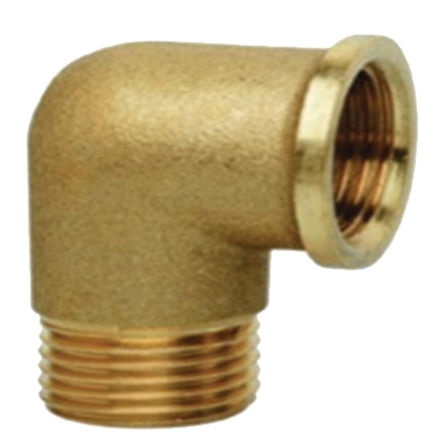 Winkelstück, Außengewinde 3/8", Innengewinde 3/8" Bsp, Messing, Für Tropfschläuche 04051616