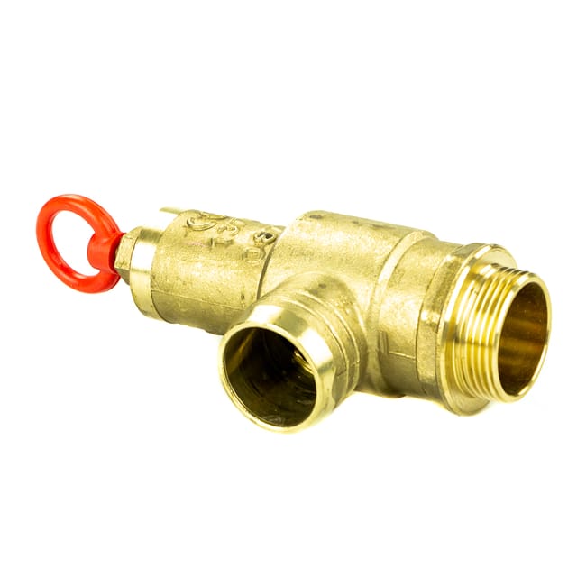 Sicherheitsventil, Außengewinde 1 1/4", 0,3 → 1,5 Bar, Messing, 087032000